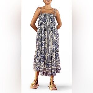 Farm Rio Garden Pineapple Dress Size Small